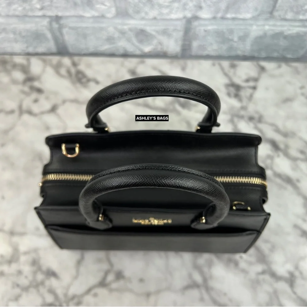 Kate Spade Madison Small Satchel Crossbody In Black
